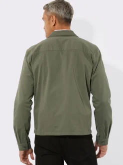 Jacke in Twill-Qualität