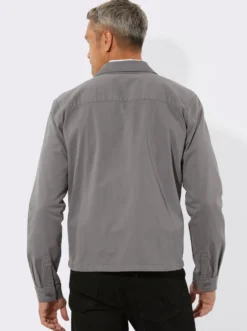 Jacke in Twill-Qualität