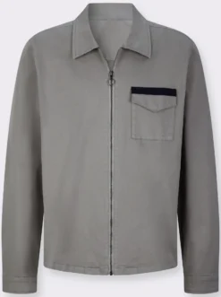 Jacke in Twill-Qualität