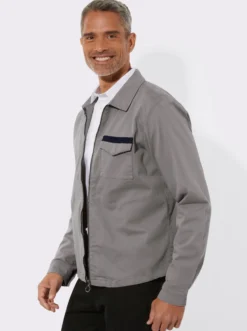 Jacke in Twill-Qualität