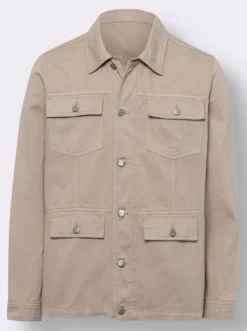 Jacke in Twill-Qualität