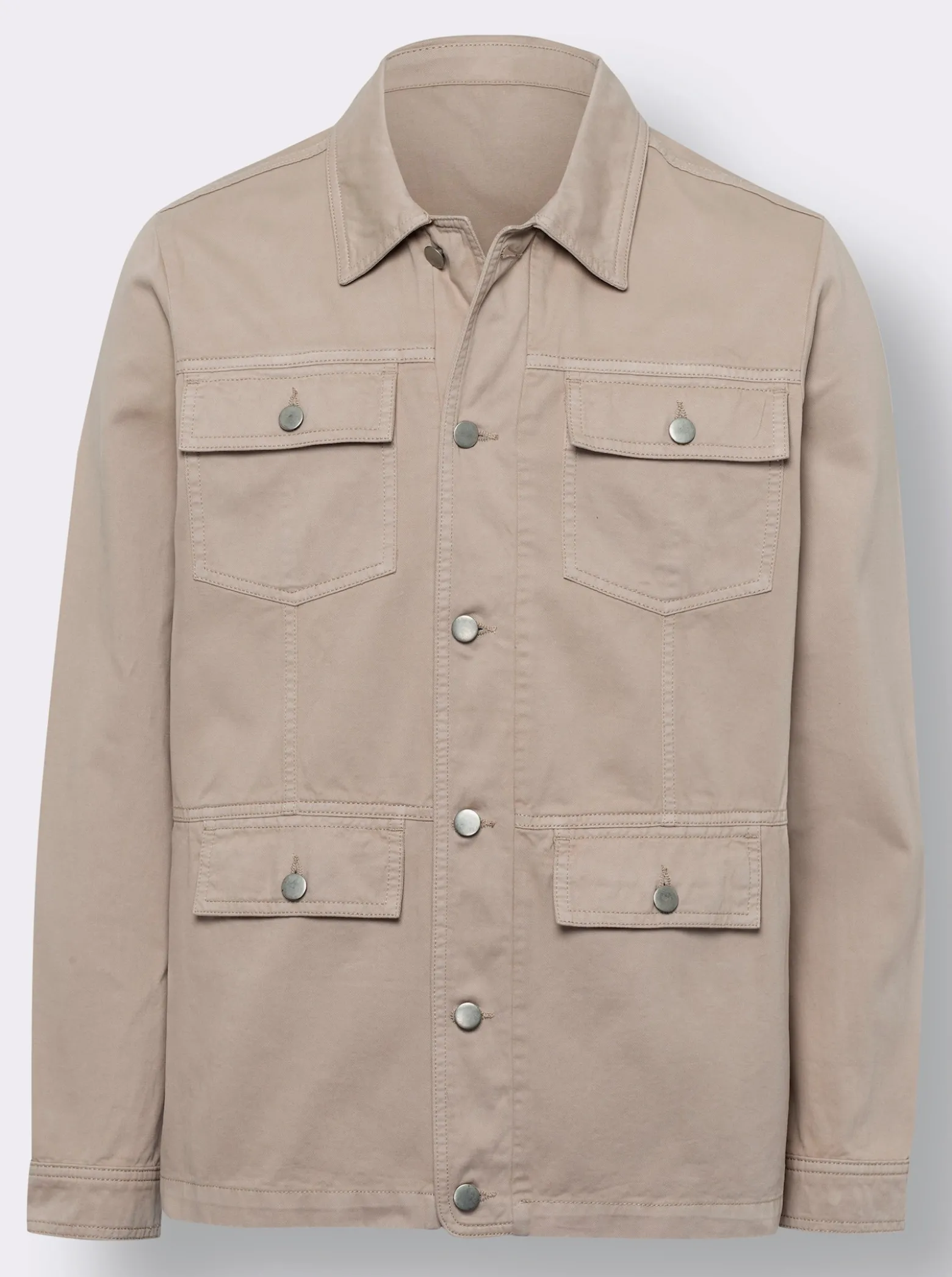 Jacke in Twill-Qualität
