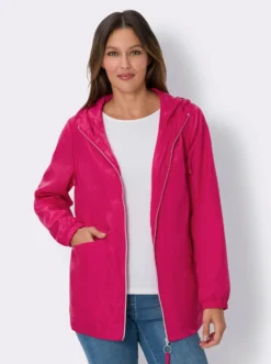Jacke mit aufgesetzten Taschen, gefüttert
