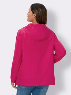 Jacke mit aufgesetzten Taschen, gefüttert