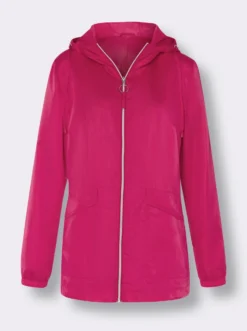 Jacke mit aufgesetzten Taschen, gefüttert