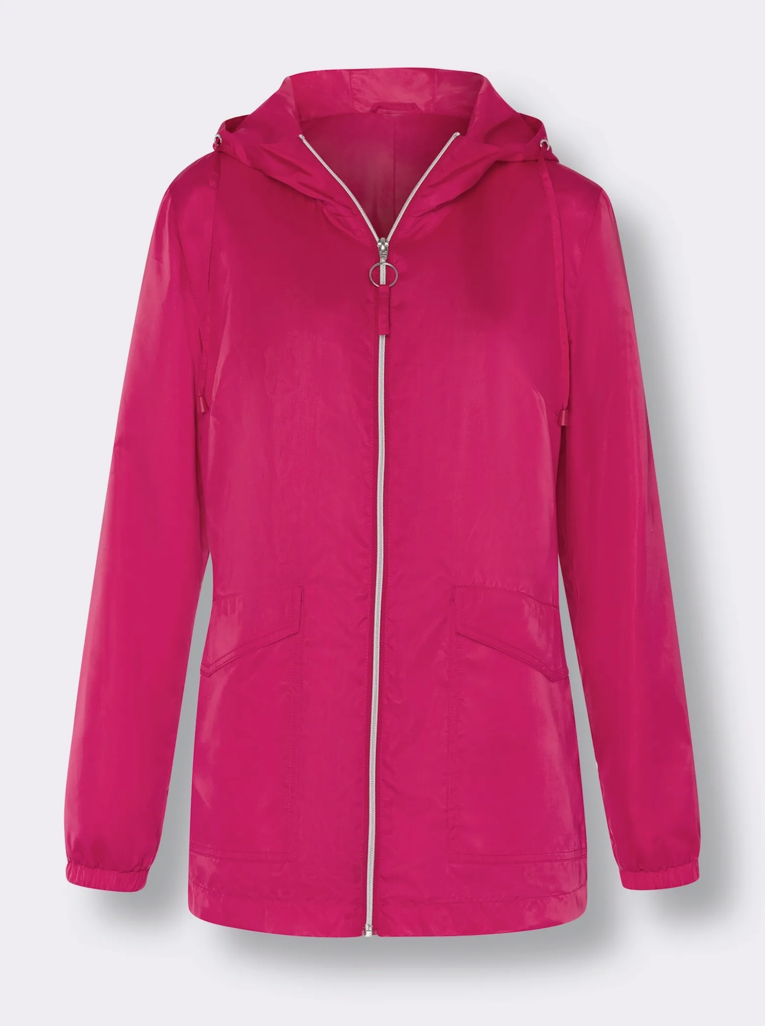 Jacke mit aufgesetzten Taschen, gefüttert