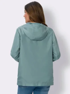 Jacke mit aufgesetzten Taschen, gefüttert