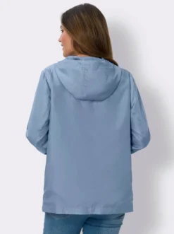 Jacke mit aufgesetzten Taschen, gefüttert