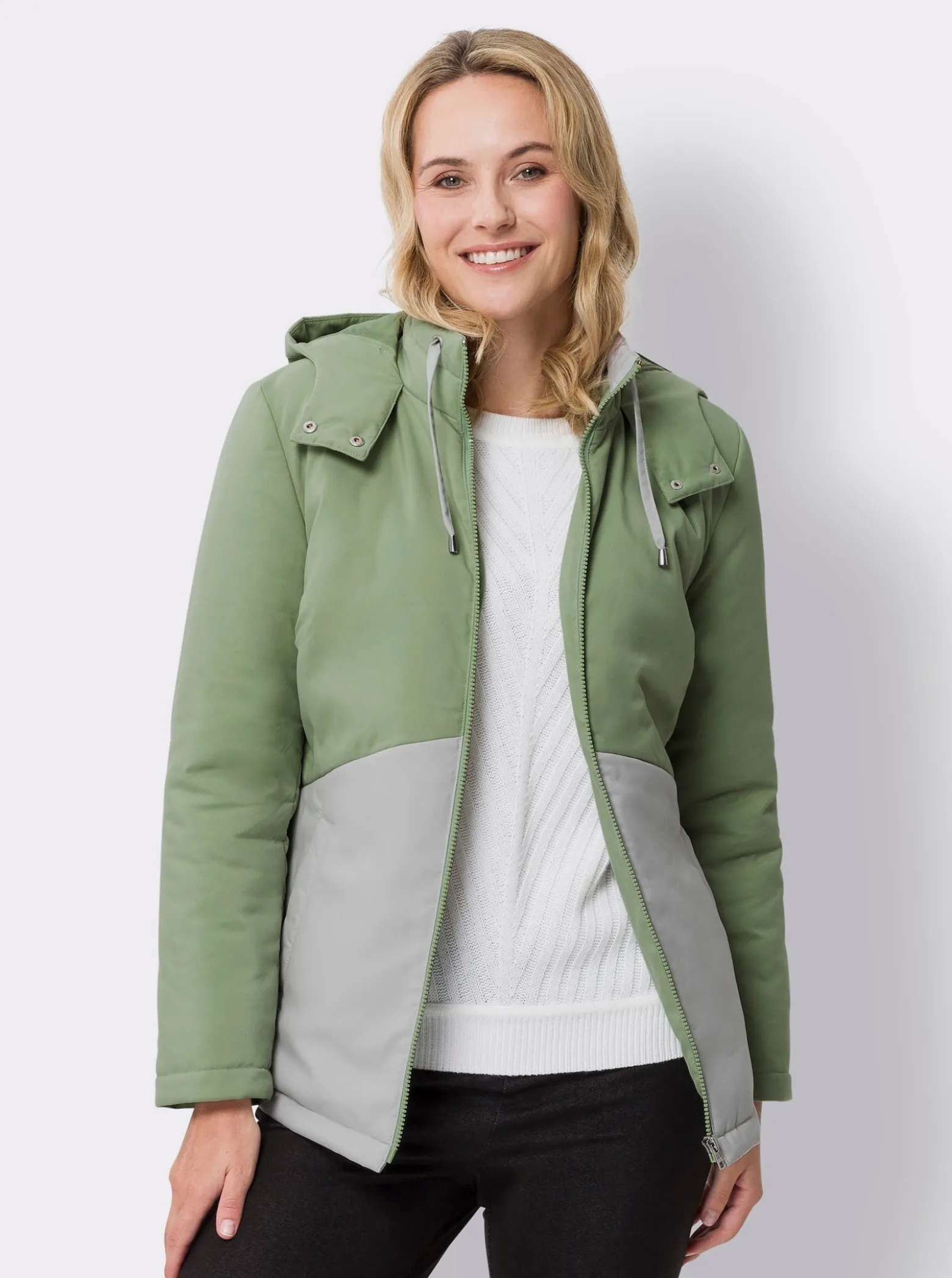 Jacke mit Colorblocking