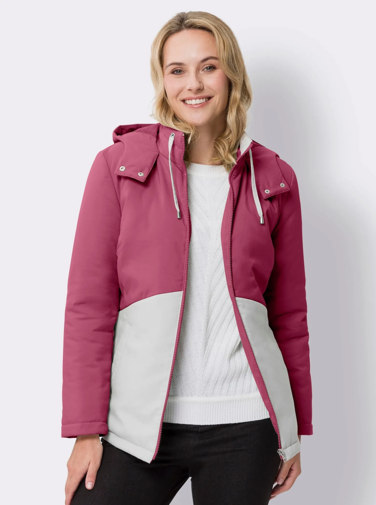 Jacke mit Colorblocking