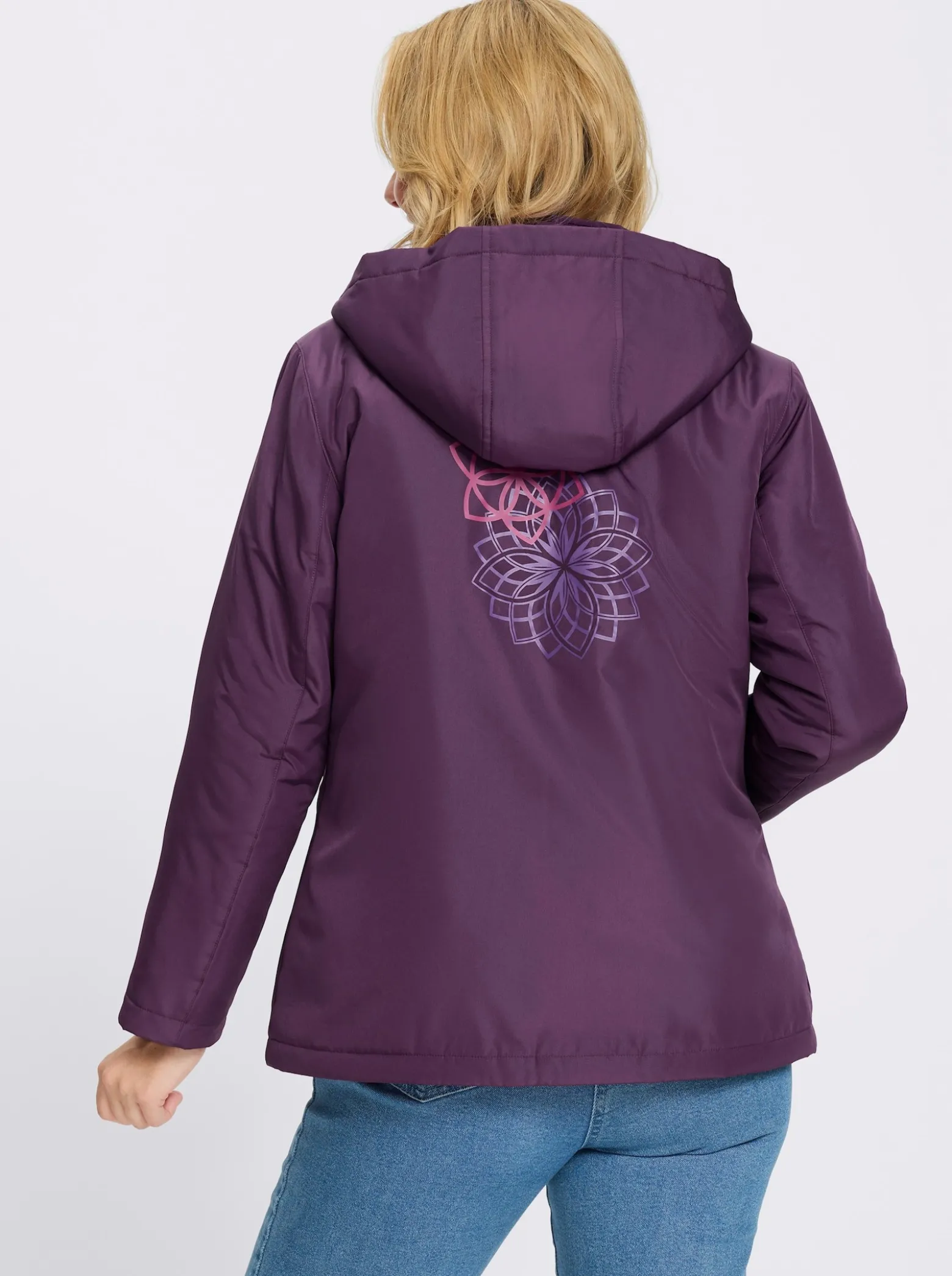 Jacke mit Druck-Motiv