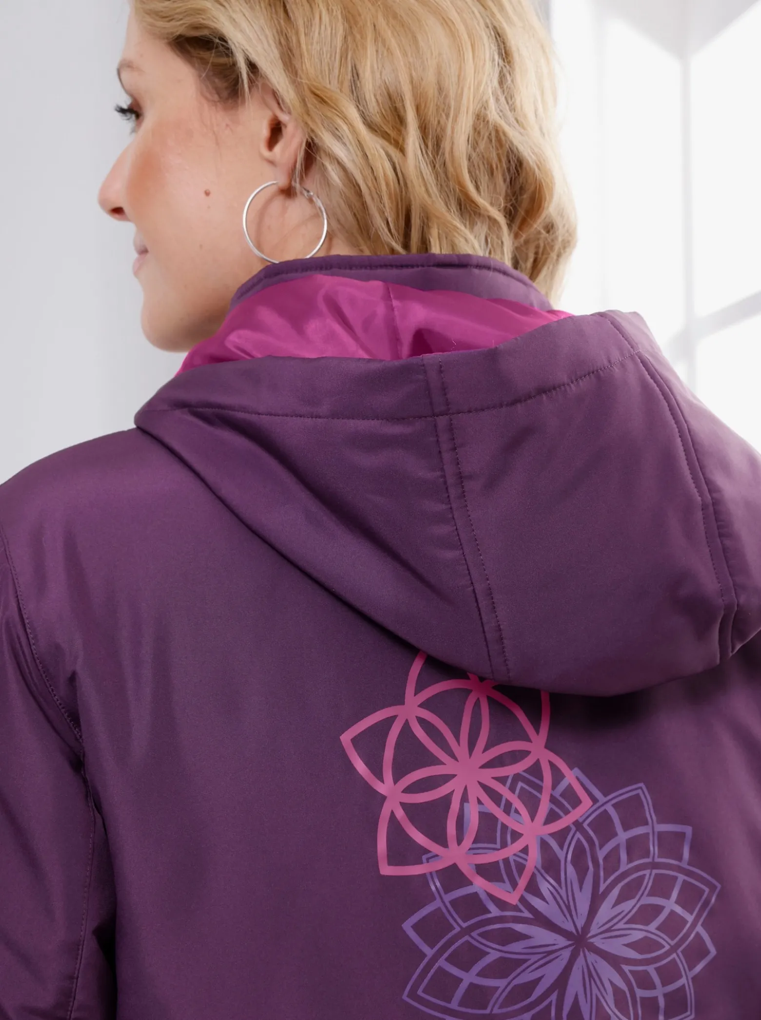 Jacke mit Druck-Motiv