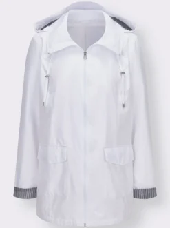 Jacke mit fixiertem Ärmel-Aufschlag