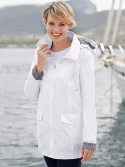 Jacke mit fixiertem Ärmel-Aufschlag