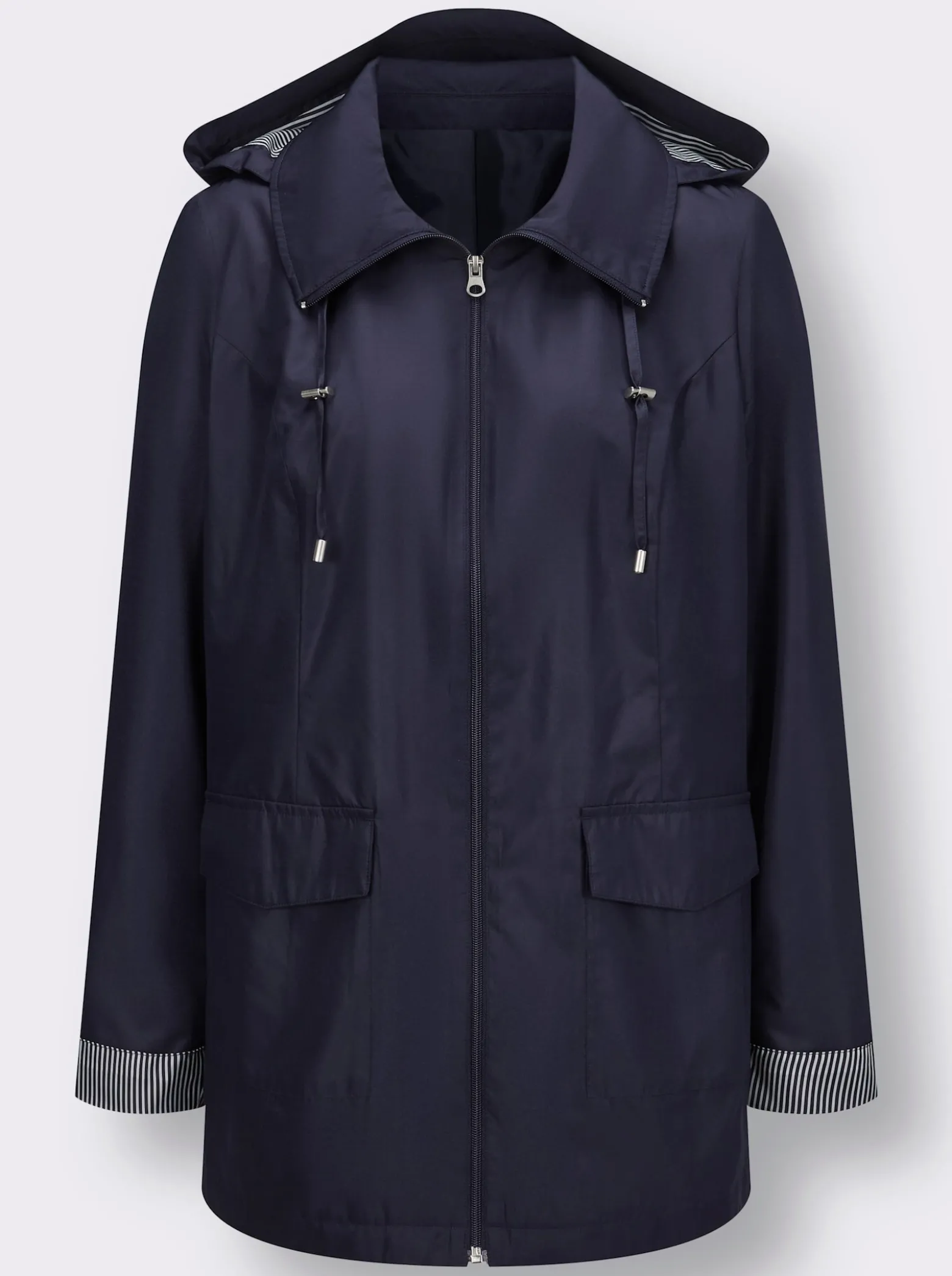 Jacke mit fixiertem Ärmel-Aufschlag