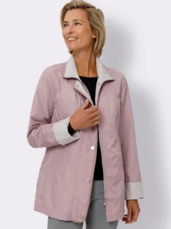 Jacke mit fixiertem Ärmelumschlag