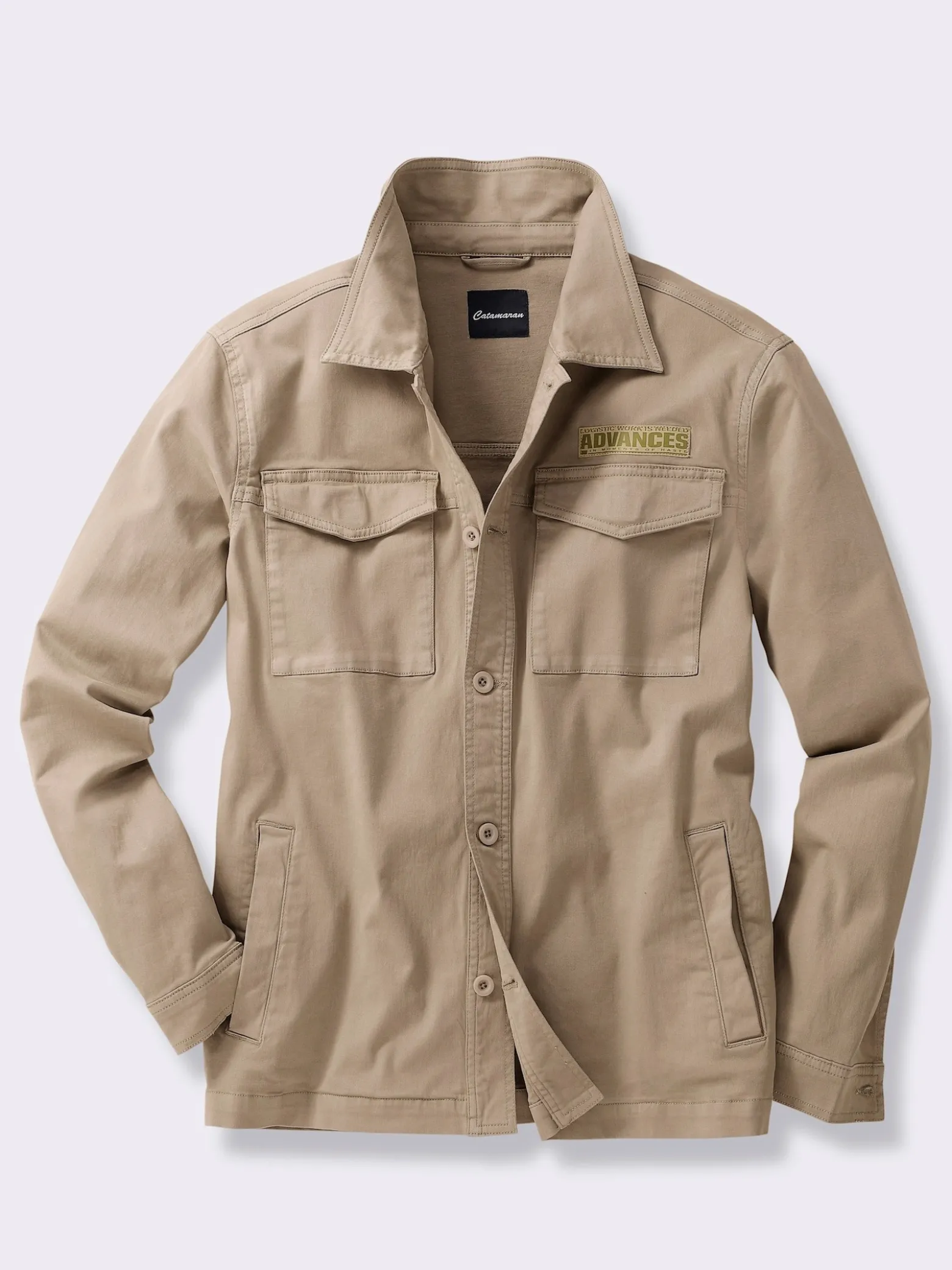 Jacke mit Klettverschluss-Brusttaschen
