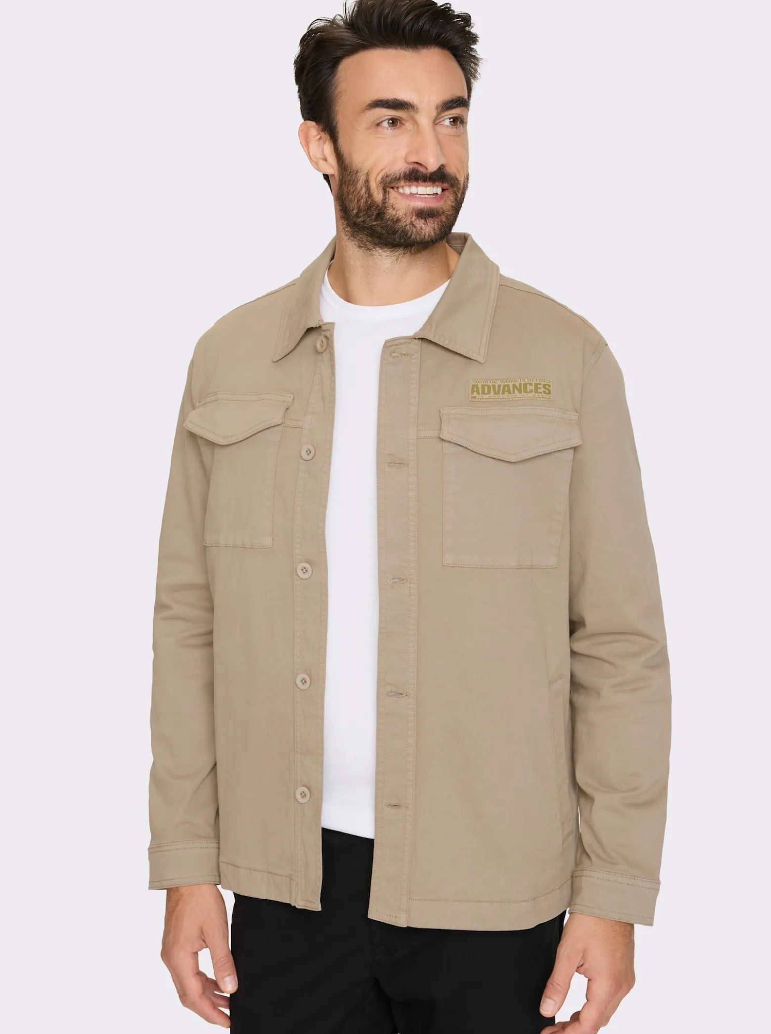 Jacke mit Klettverschluss-Brusttaschen