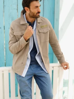 Jacke mit Klettverschluss-Brusttaschen
