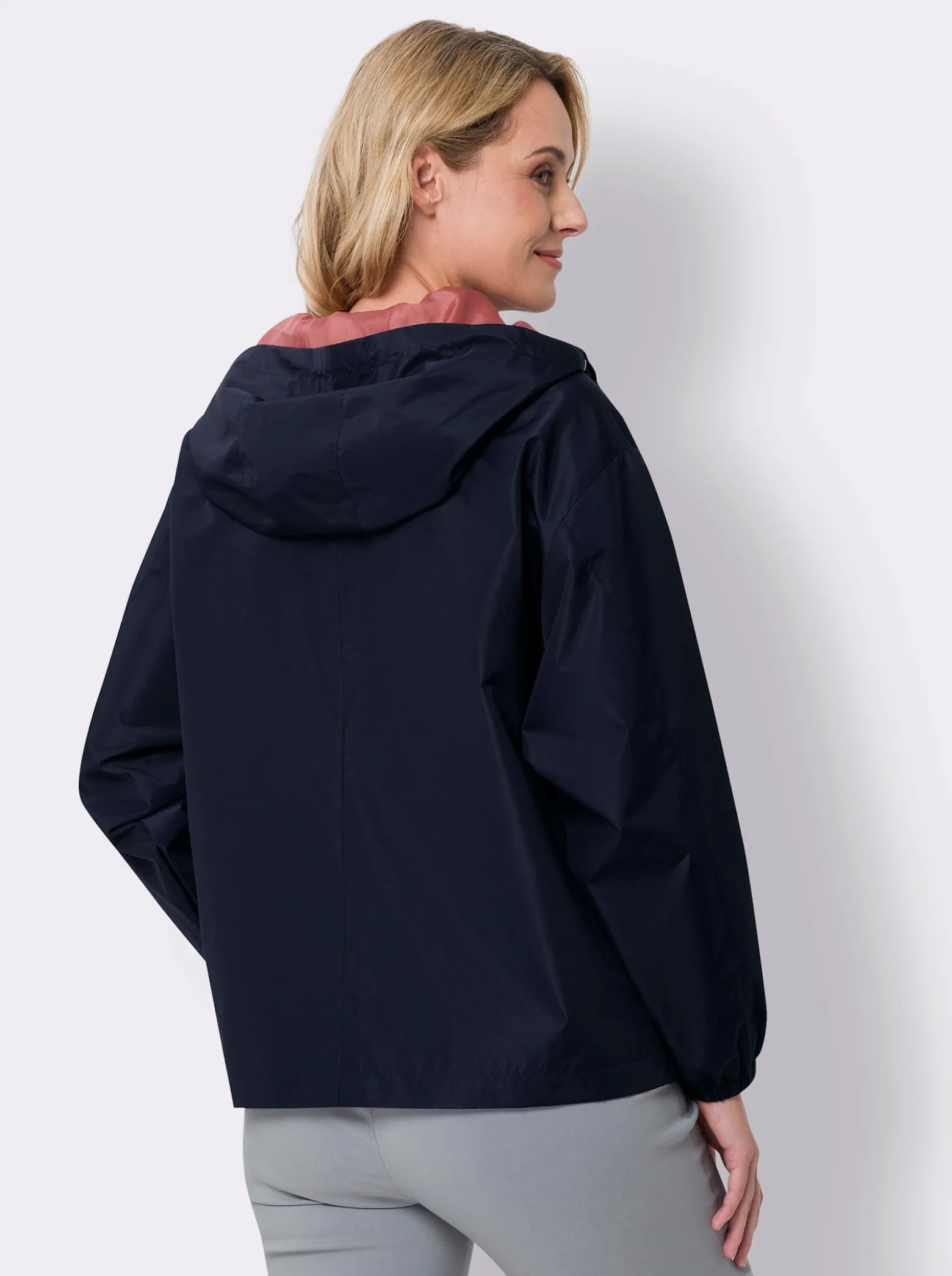 Jacke mit Kontrast-Details
