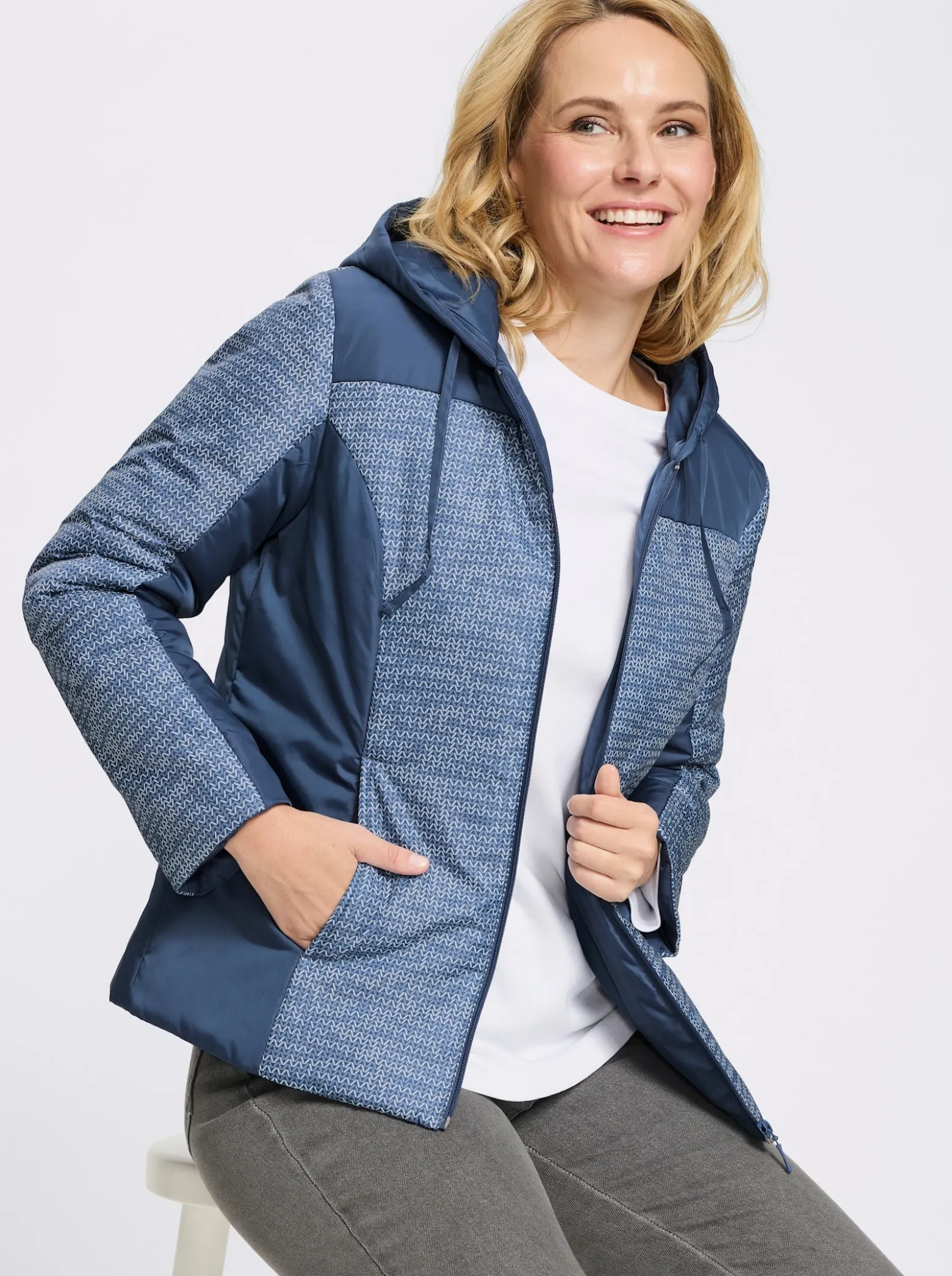 Jacke mit Steppung