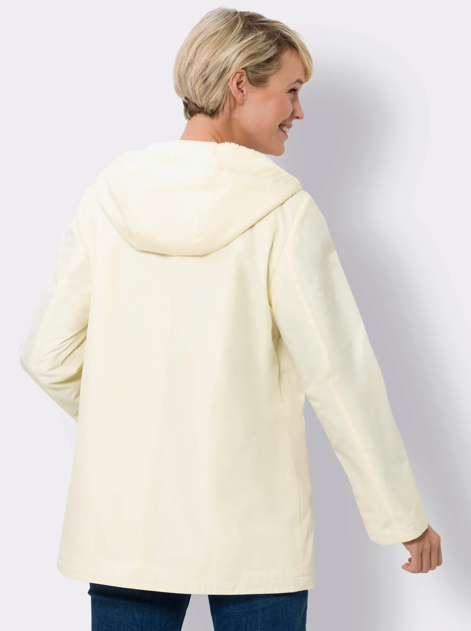 Jacke mit Teddy-Fleece-Futter