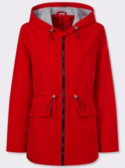 Jacke mit Tunnelzug in der Taille