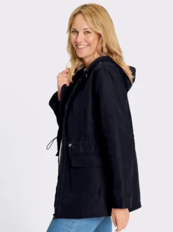 Jacke mit Tunnelzug in der Taille