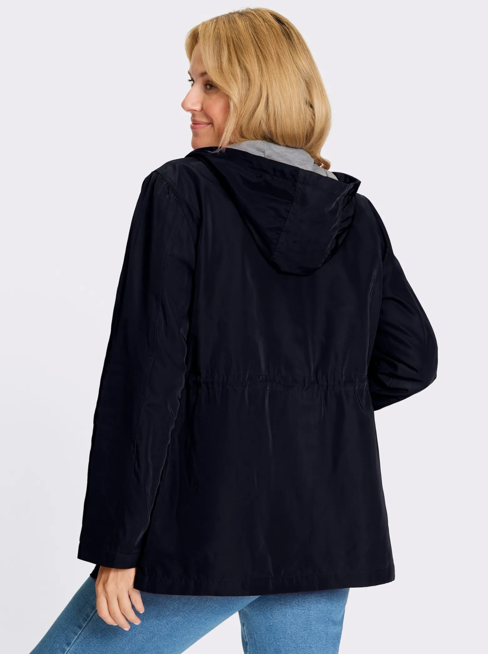 Jacke mit Tunnelzug in der Taille
