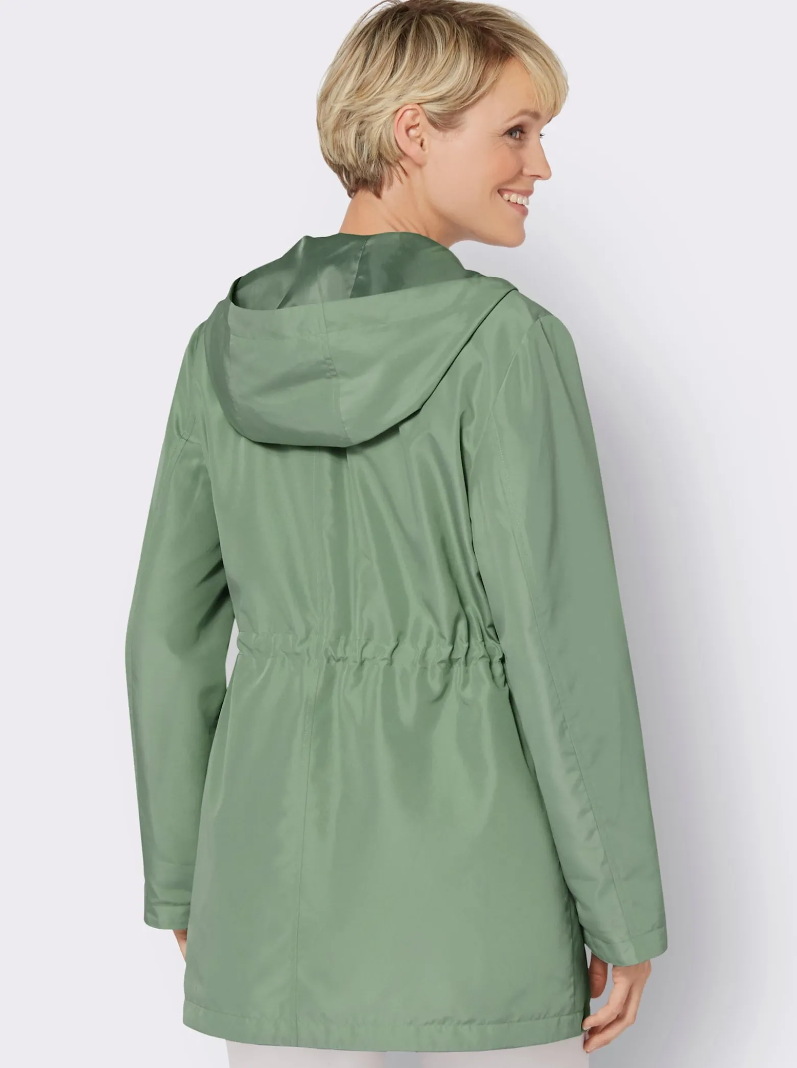 Jacke mit Tunnelzug in der Taille