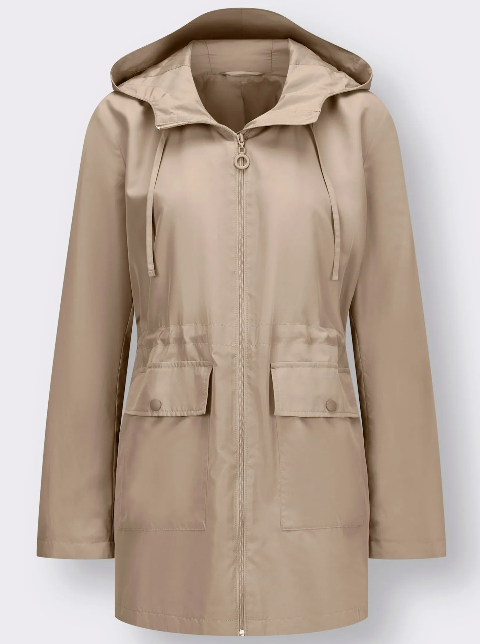 Jacke mit Tunnelzug in der Taille