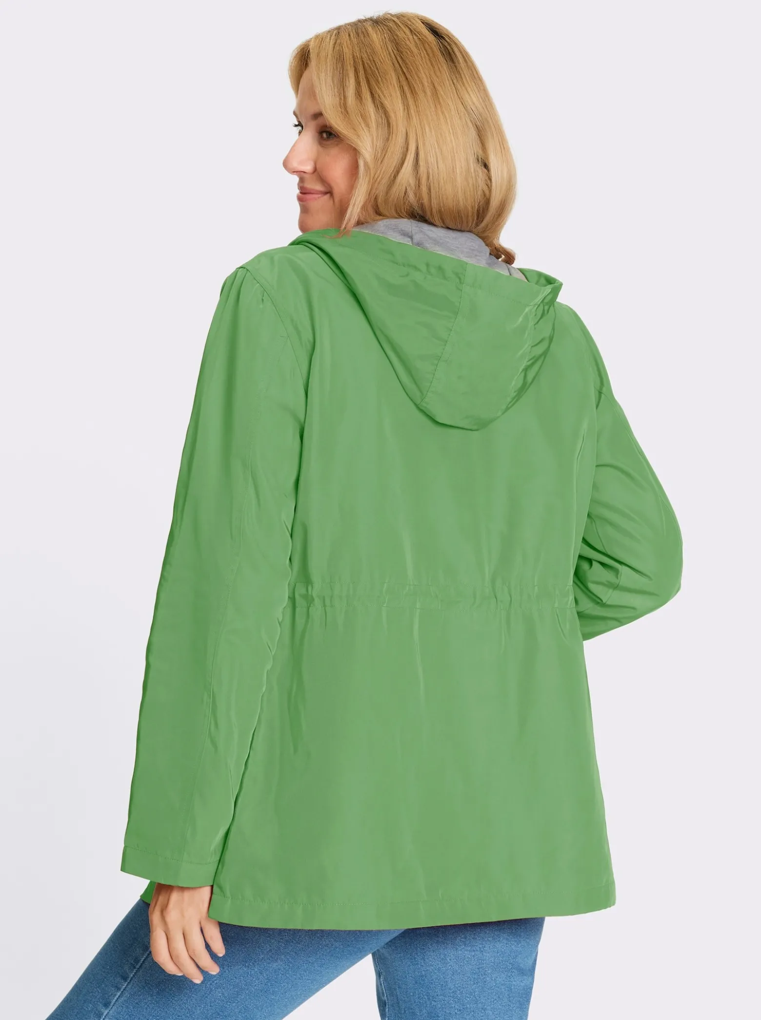Jacke mit Tunnelzug in der Taille