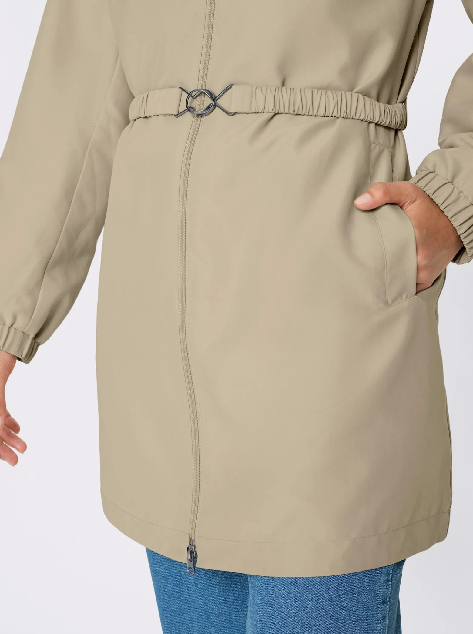 Jacke mit 2-Wege-Reißverschluss
