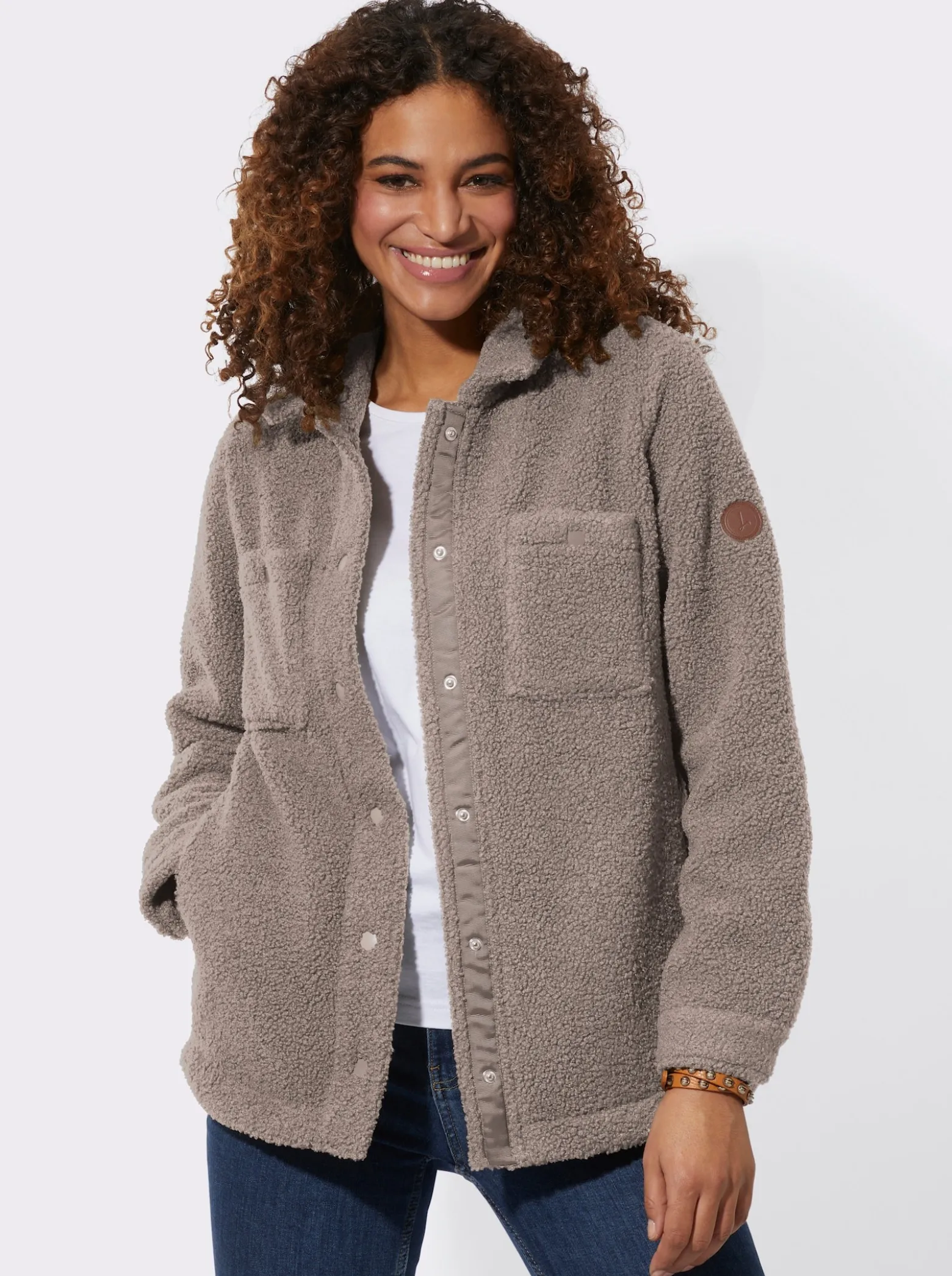 Jackenblazer aus Fleece
