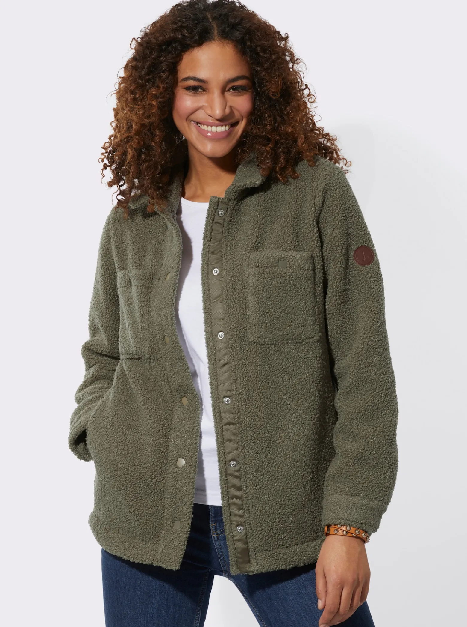 Jackenblazer aus Fleece