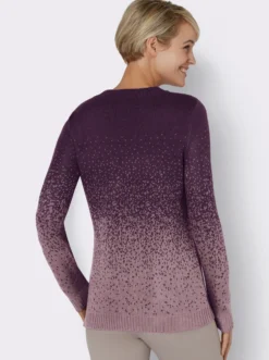 Jacquardpullover aus Jacquard-Strick