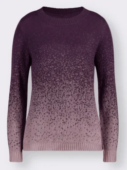 Jacquardpullover aus Jacquard-Strick