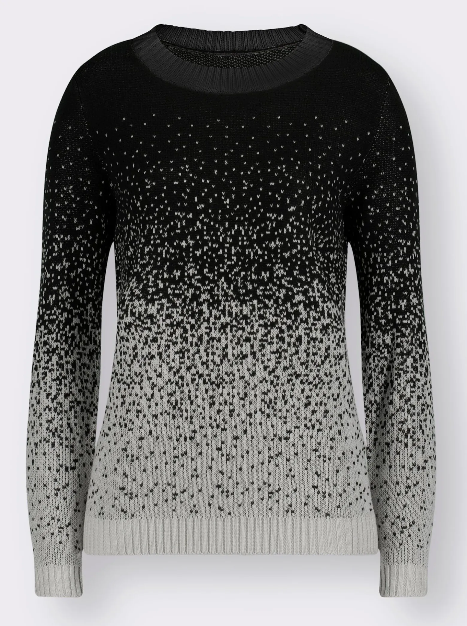 Jacquardpullover aus Jacquard-Strick