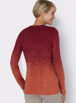 Jacquardpullover aus Jacquard-Strick