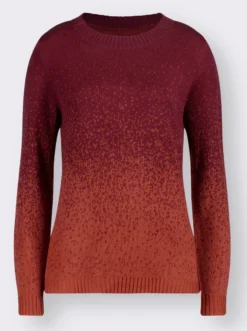 Jacquardpullover aus Jacquard-Strick