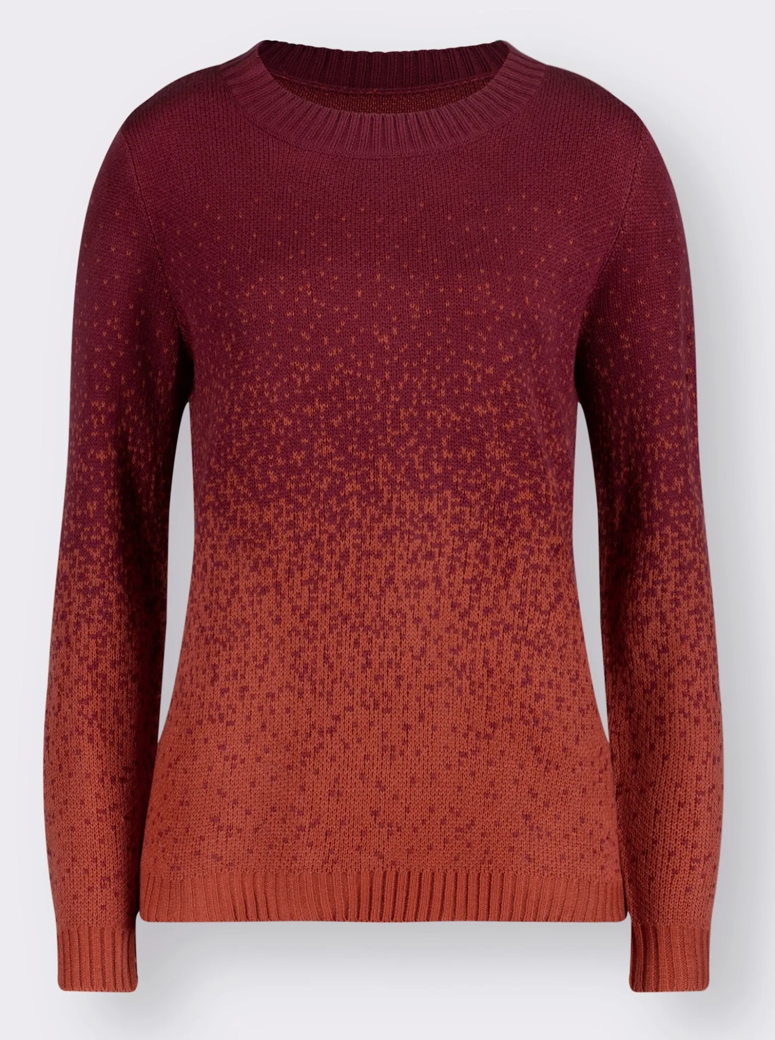 Jacquardpullover aus Jacquard-Strick