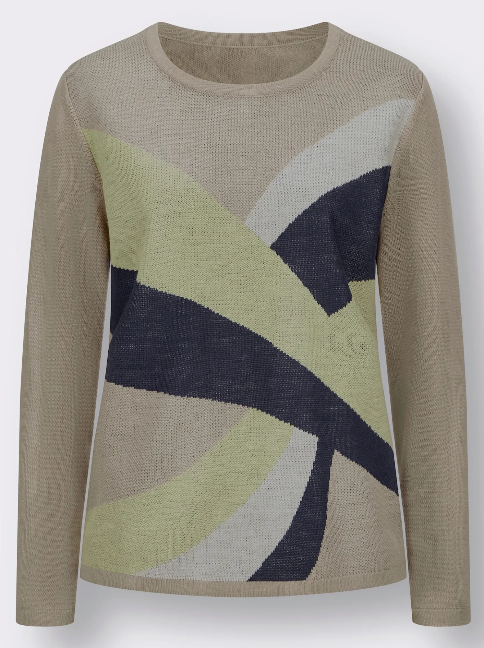 Jacquard-Pullover in pflegeleichter Qualität
