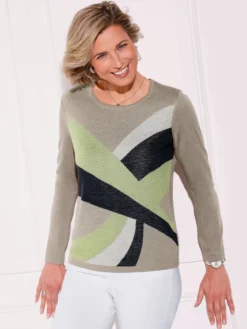 Jacquard-Pullover in pflegeleichter Qualität