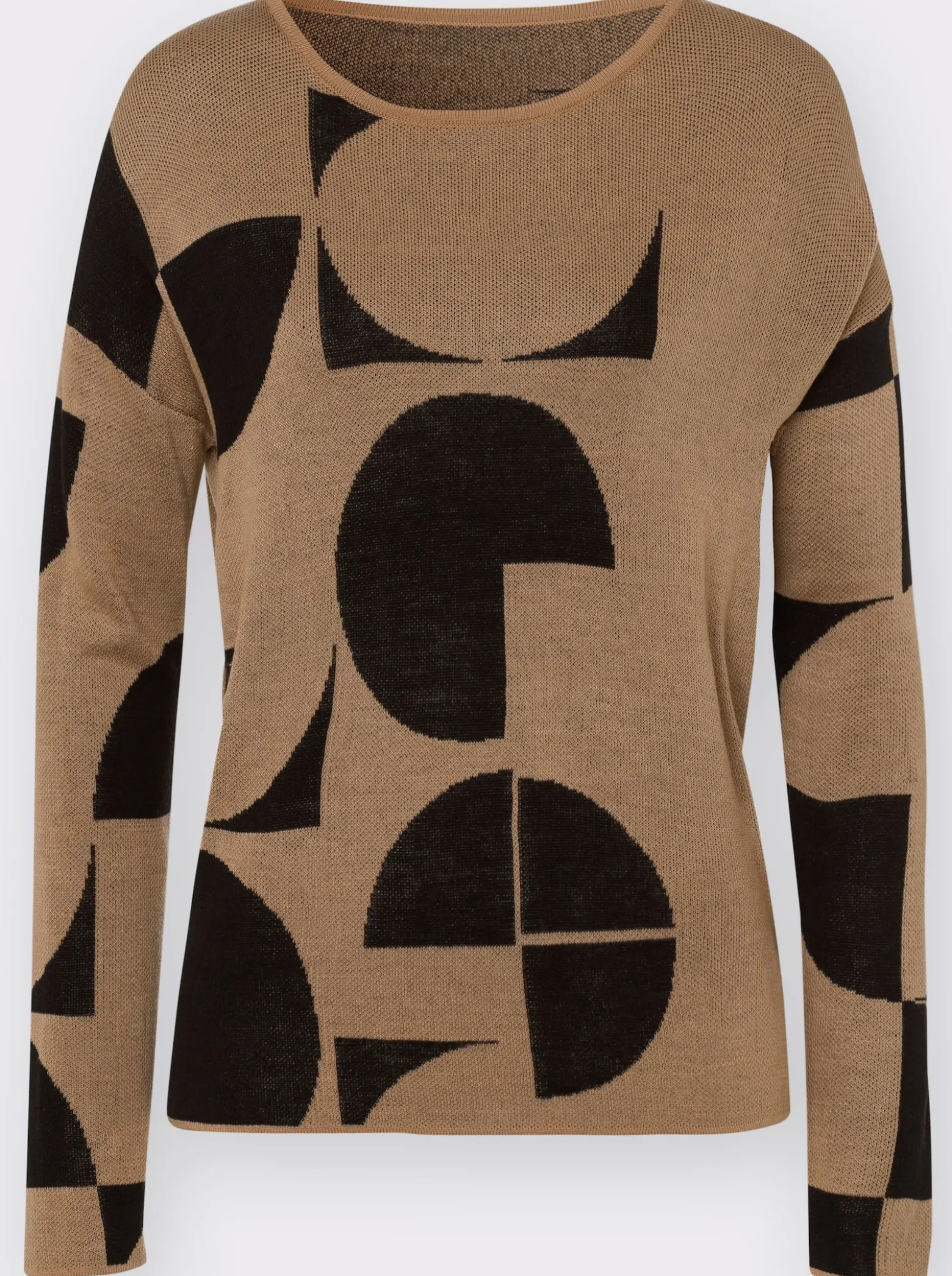 Jacquardpullover mit grafischem Muster
