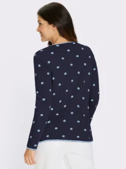 Jacquardstrickjacke im Trachtenstil