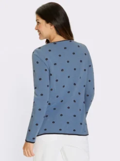 Jacquardstrickjacke im Trachtenstil