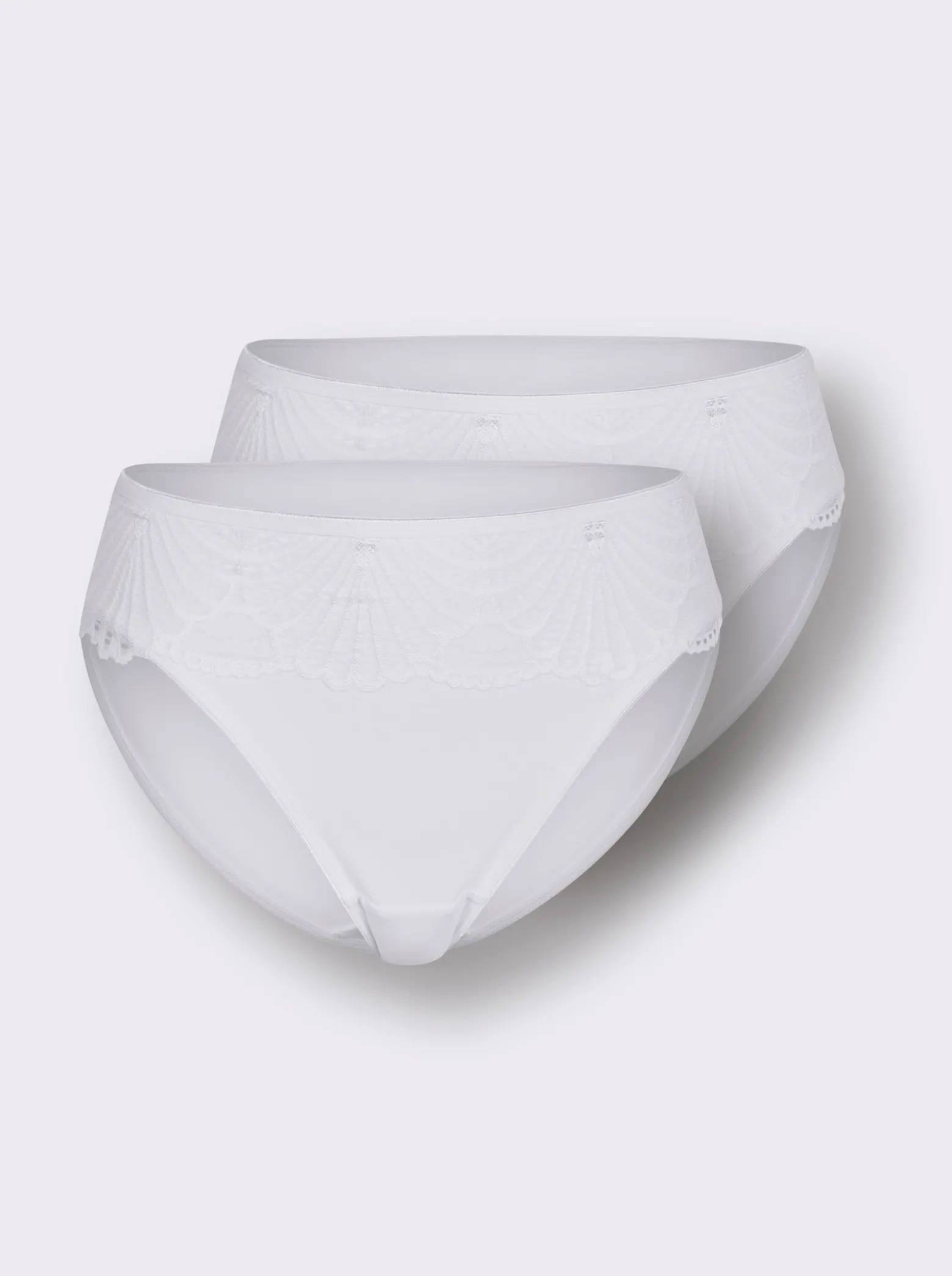 Jazzpants mit floraler Spitze