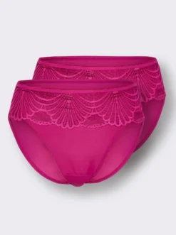 Jazzpants mit floraler Spitze