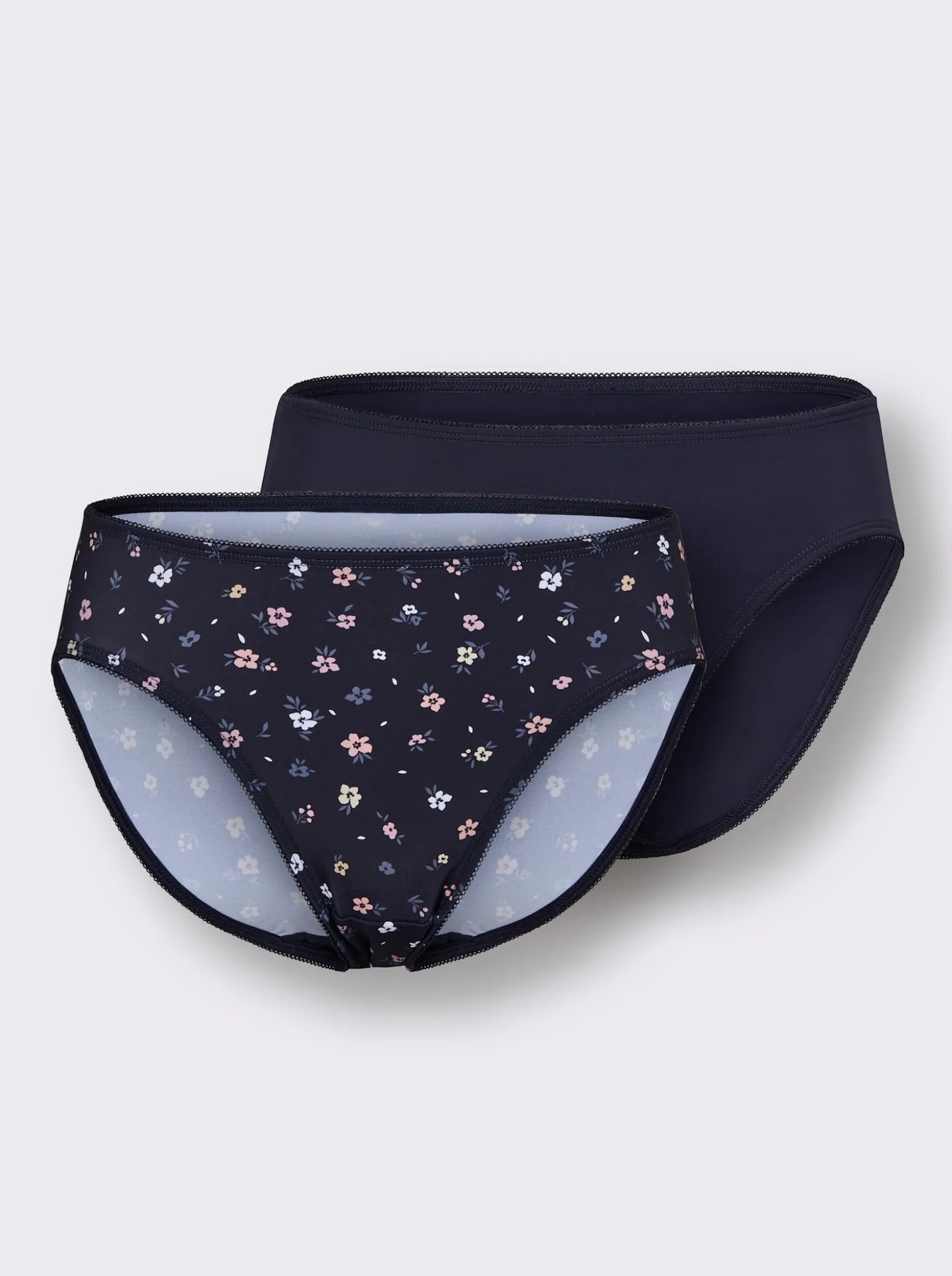 Jazzpants mit Mäusezähnchenborte