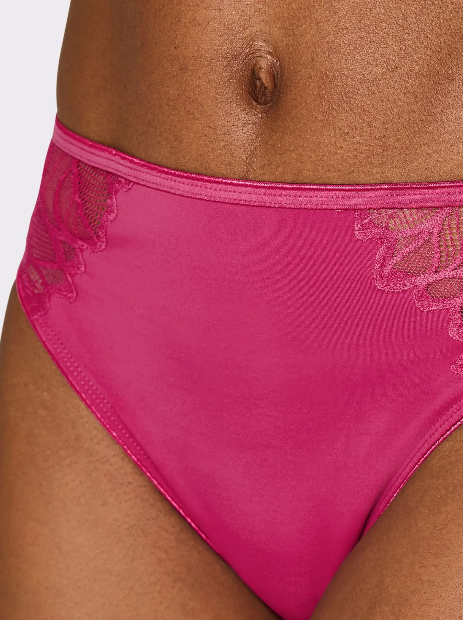 Jazzpants mit transparenter Spitze